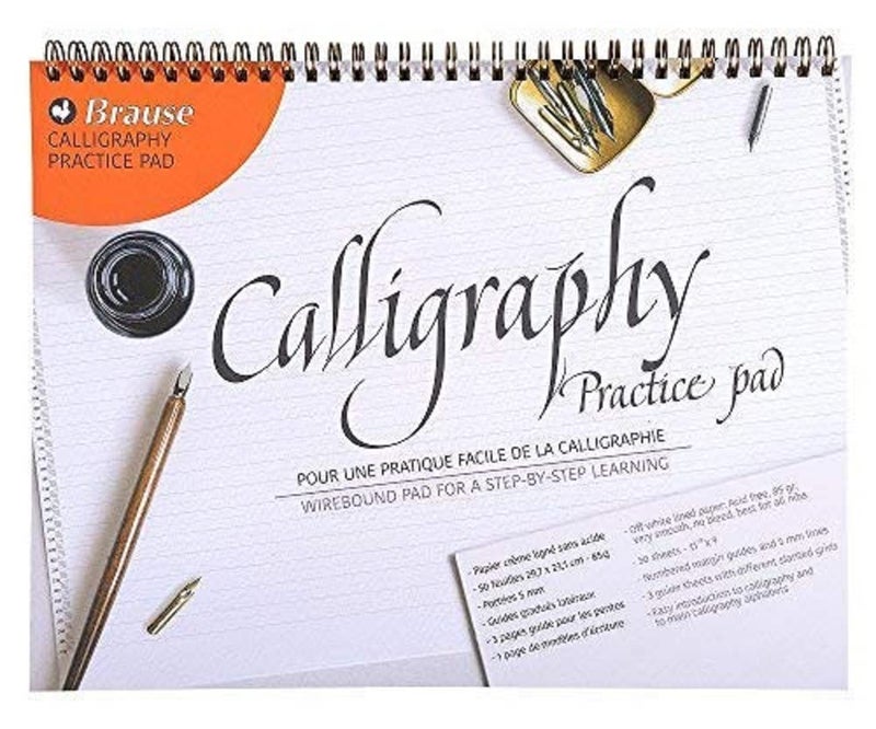 Brause Calligraphy Lined Practice Pad, A4 - Image 3